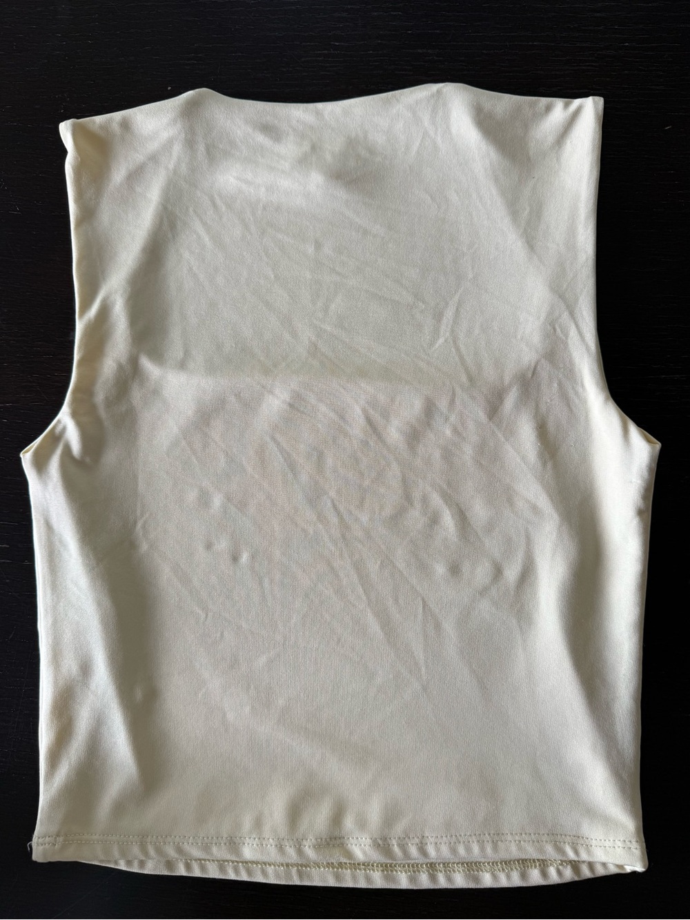 Light Yellow Square Neck Tank Top - Picture 4 of 7